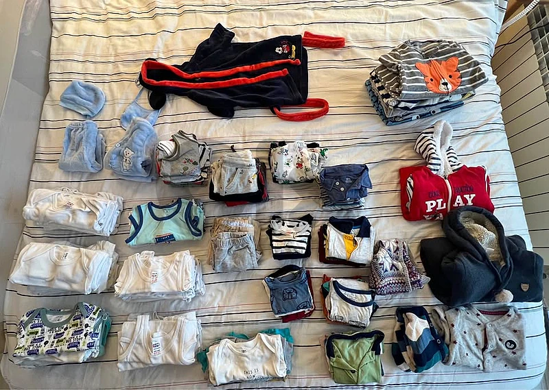 Baby boy clothes 12-18 months and 18-24 months: 118 pieces