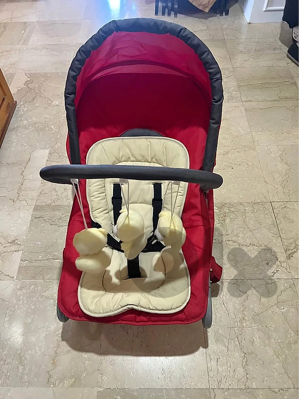 Comfy Baby Bouncer/Rocker with Toy Bar