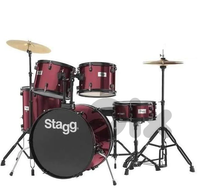 Stagg TIM122B WR 5 pieces acoustic drumset