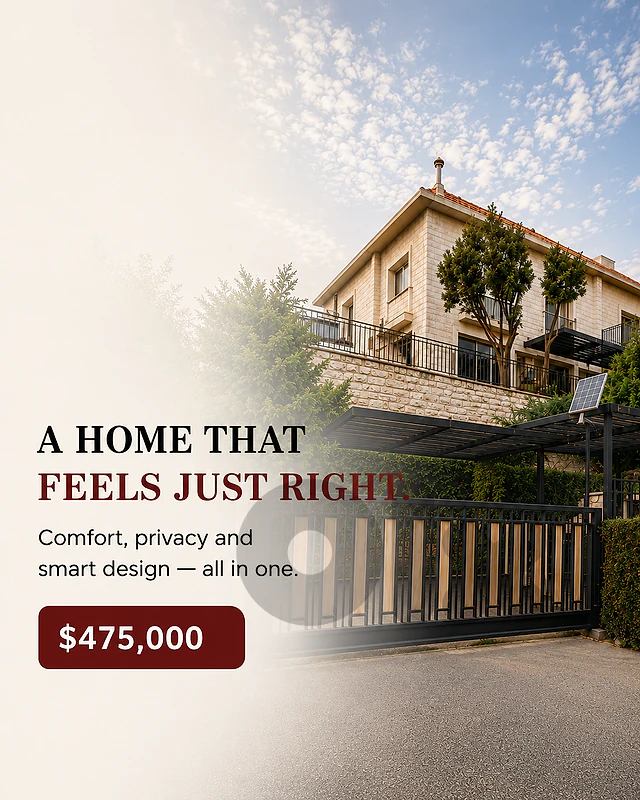 Ajaltoun Valley | 220m2 Villa | 150m2 Garden | Gated Community | TYT