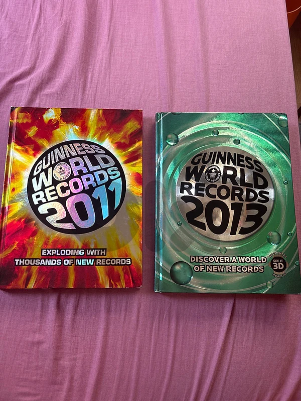 Guiness World Record Books (2011 and 2013)