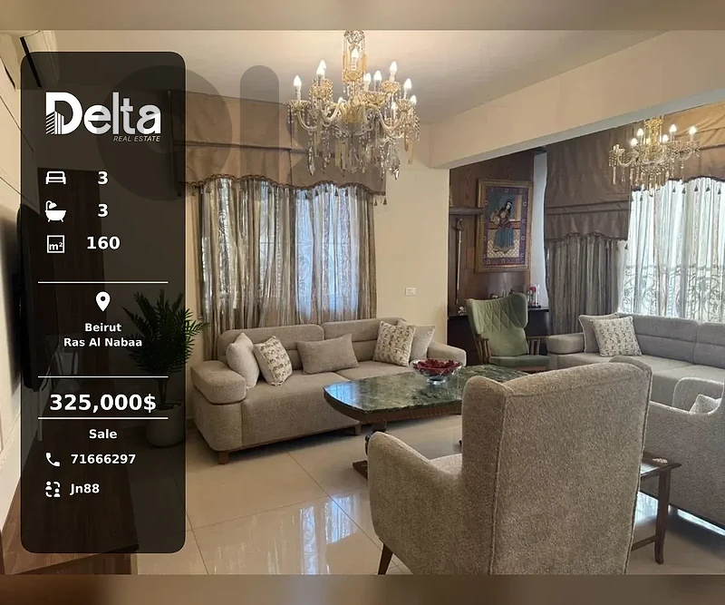 Apartment for sale in Ras Al Nabaa, Beirut / راس النبع، بيروت
