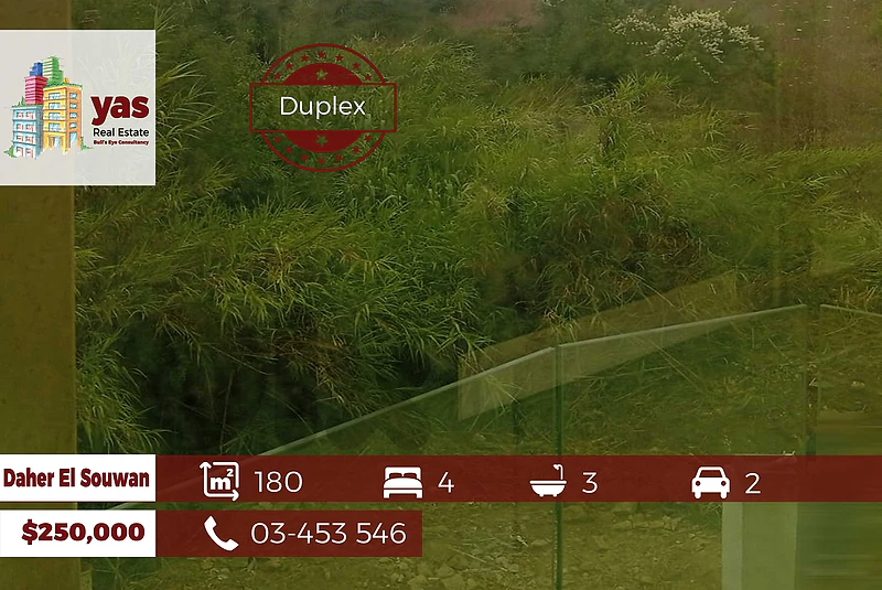 Daher El Souwan 180m2  | High-end Duplex | Classy Area | TW |