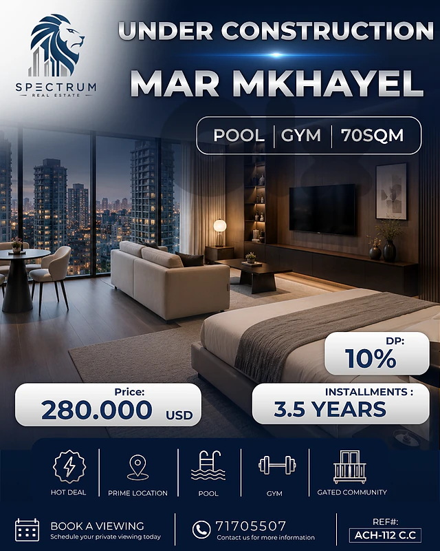 PROJECT UNDER CONSTRUCTION IN SAIFI | 10% DP | ACH-112 C.C PROJECT UNDER CONSTRUCTION IN SAIFI | 10% DP | ACH-112 C.C