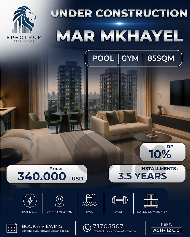 PROJECT UNDER CONSTRUCTION IN SAIFI | 10% DP | ACH-112 C.C