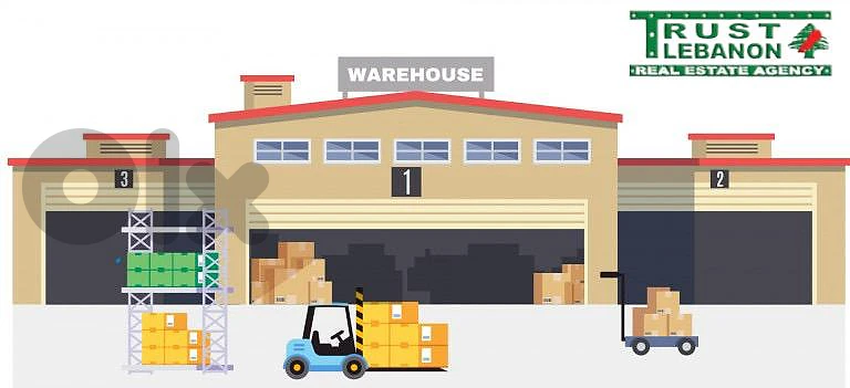 Prime location Warehouse for sale in Mansourieh 600 sqm
