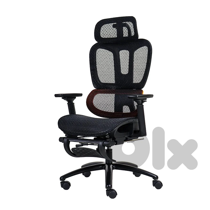 meetion classic gaming/office chair + footrest