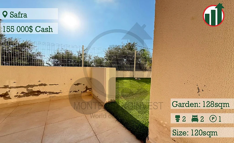 Apartment for Sale in Safra with a Private Garden !!