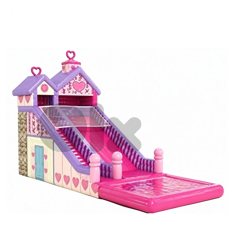 Princess Castle Themed Inflatable Water Slide 900x400x680 cm - زحليطة