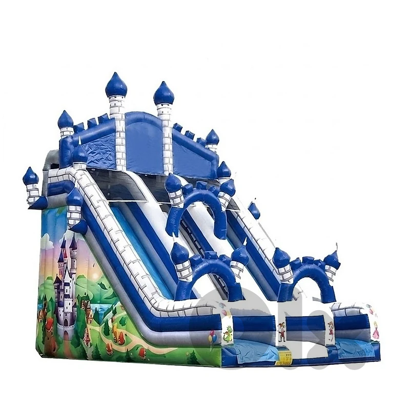 Royal Castle Themed Inflatable Outdoor Slide 800x500x700 CM - زحليطة
