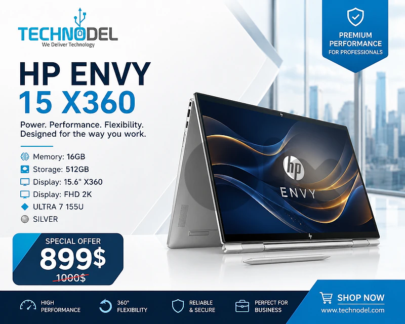HP Envy 15 X360 Ultra 7 2K touch 2in1 laptop HP Envy 15 X360 Ultra 7 2K touch 2in1 laptop