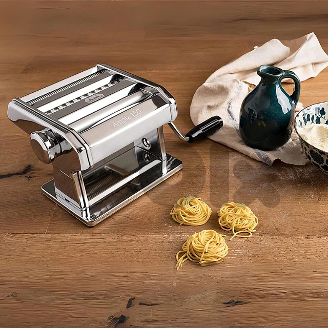 Pasta Maker – Steel Roller w/ 3 Cutting Functions