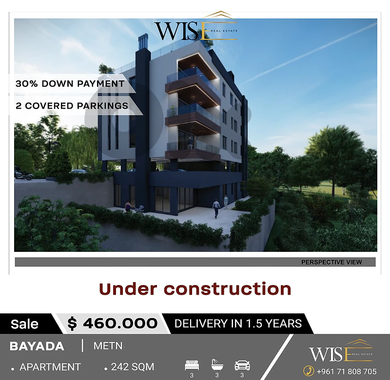 🏠 242 SQM Under-Construction Apartment for SALE in Bayada!
