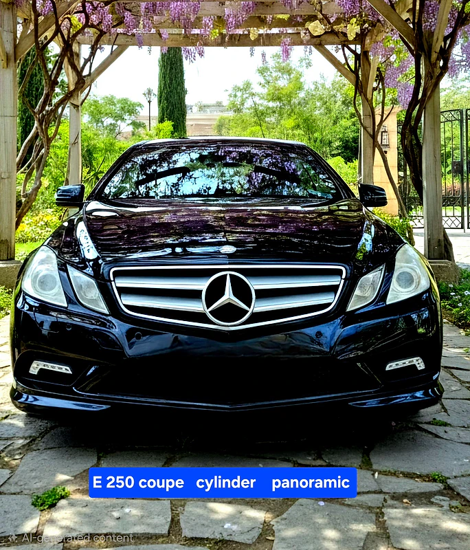 E 250 coupé mod 2010 panoramic  excellent condition