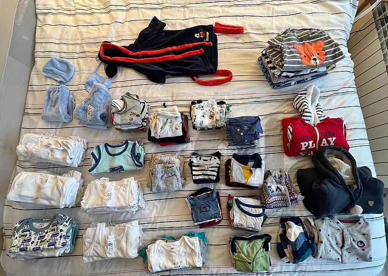 Baby boy clothes 12-18 months and 18-24 months: 118 pieces