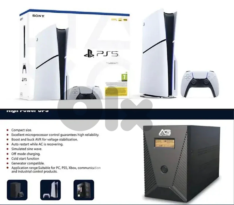 Ps5 slim 1 tb + ag ups 2000