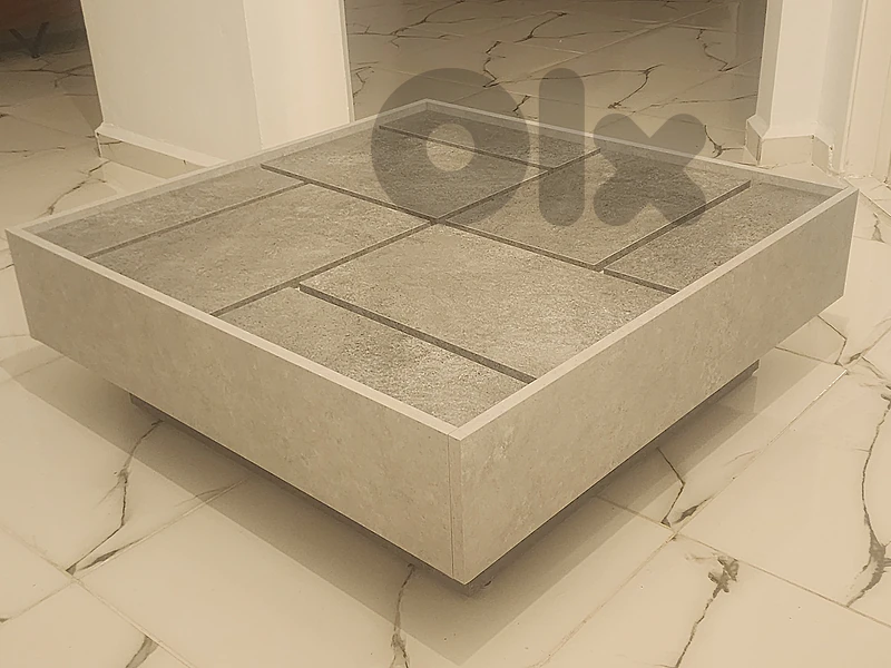 grey table