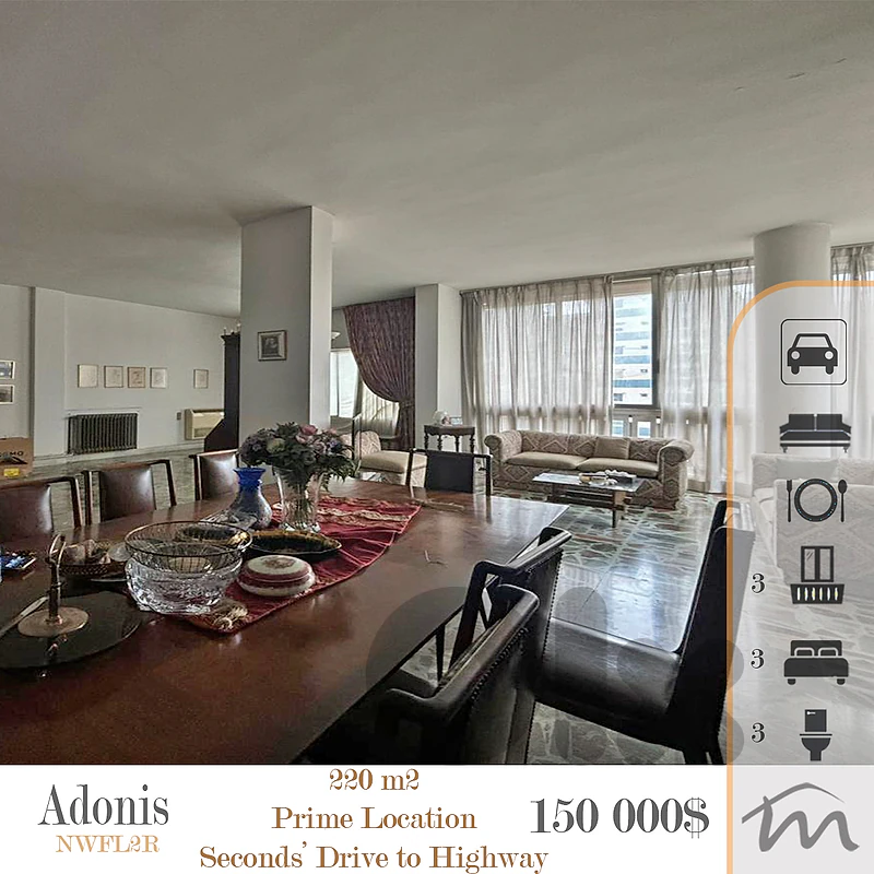 Adonis | 681$/m² | Prime Location~Second to Highway | 220m² Investment