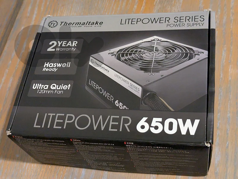 Thermaltake Litepower 650W Non-modular PSU