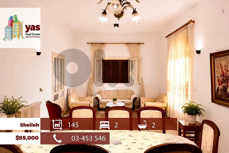 Sheileh 145m2 | Well Maintained | Luxury | Lebanes Style | EL