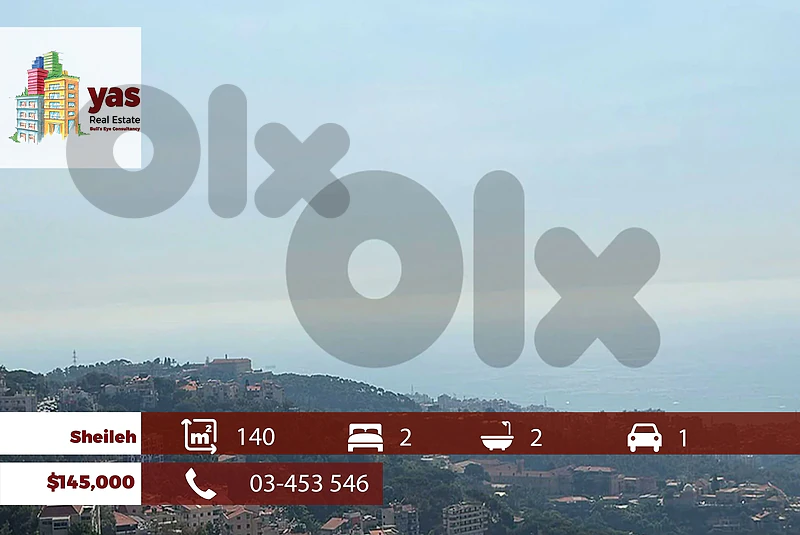 Sheileh 140m2 | Mint Condition | Panoramic View | Catch | EL |