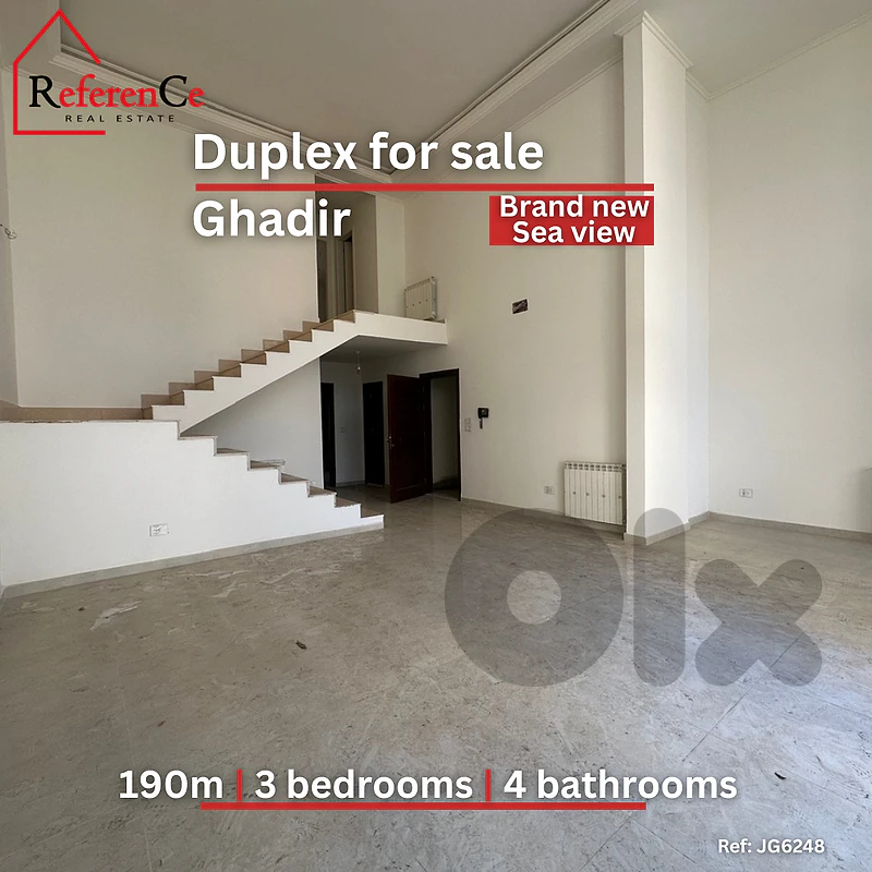 New Duplex in Ghadir for sale دوبلكس جديد في غادير للبيع