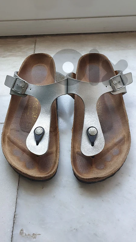 Birkenstock Silver Sandales
