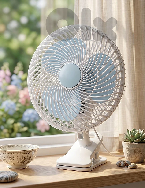 small table fan  مروحة طاولة ملقط