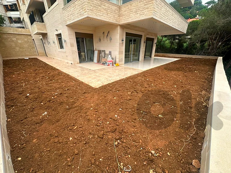 Apartment + 300 Sqm Garden For Sale In Ouyoun شقة للبيع في العيون