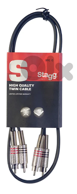 Stagg STC2C 2m Twin Cable