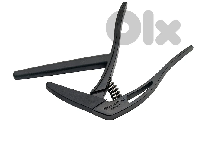 Stagg Flat trigger Capo for Classical Guitar black