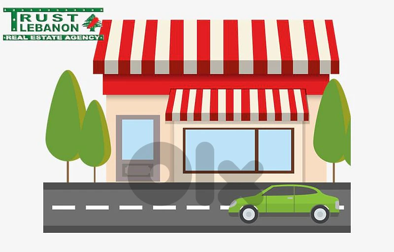 Prime Location Showroom for rent in Jounieh High Way    High ceiling
