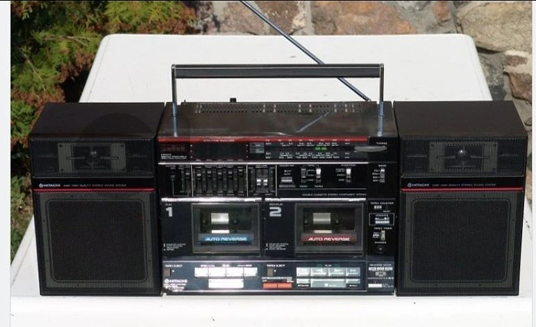 Vintage Hitachi Double Cassette