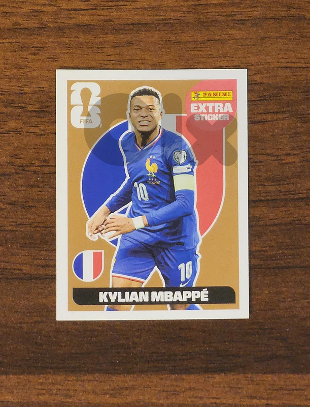 Kylian Mbappé EXTRA RARE STICKER (Gold) - FIFA World Cup 2026
