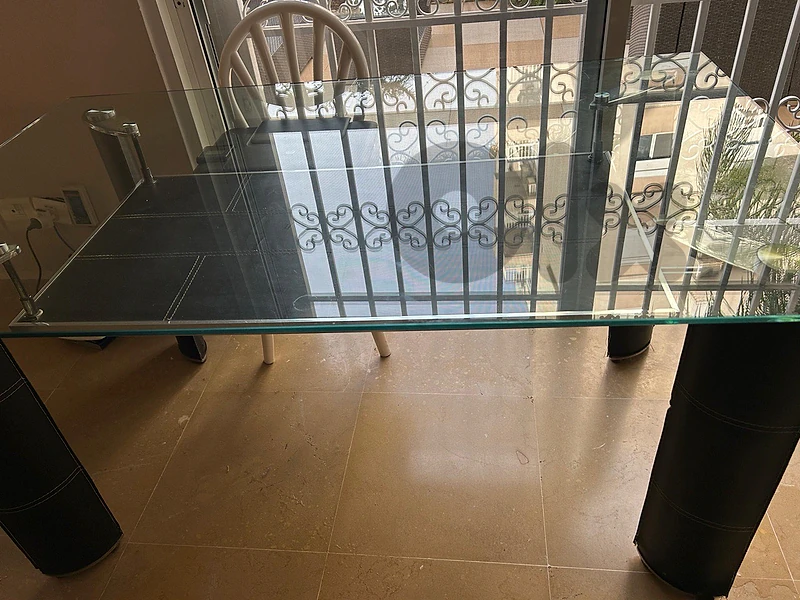 Modern Glass Dining Table for Sale