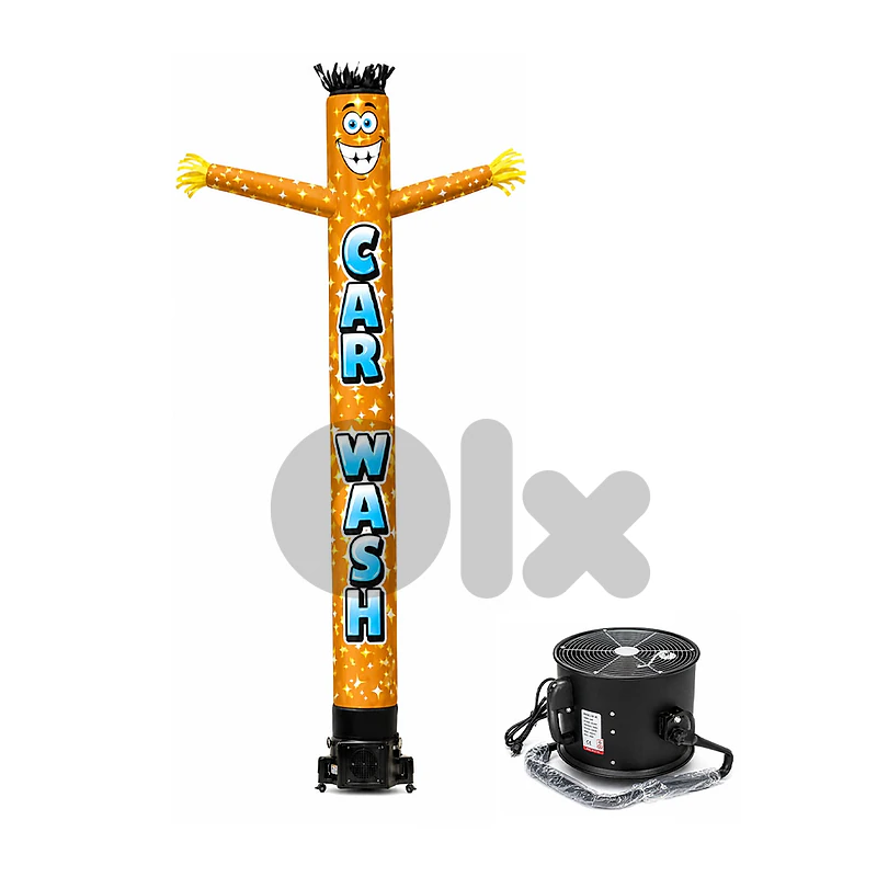 Car Wash Inflatable Air Dancer 4M - هوائي إعلاني قابل للنفخ