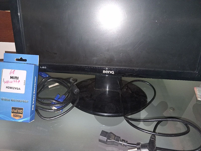 monitor with a new converter from hdmi to vga but no delivery