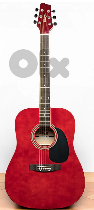 Stagg SA20D Red Acoustic Guitar
