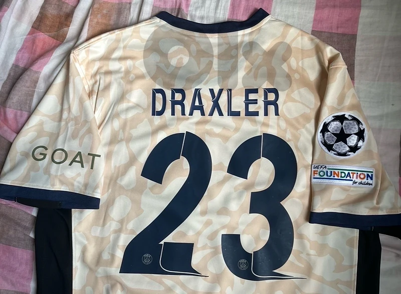 psg 2025 third kit champions league version draxler 23