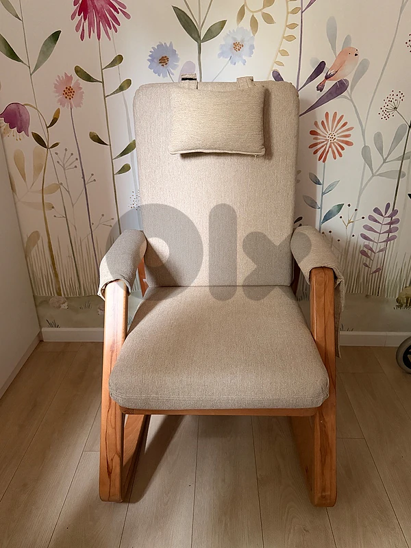 Beige Rocking Chair