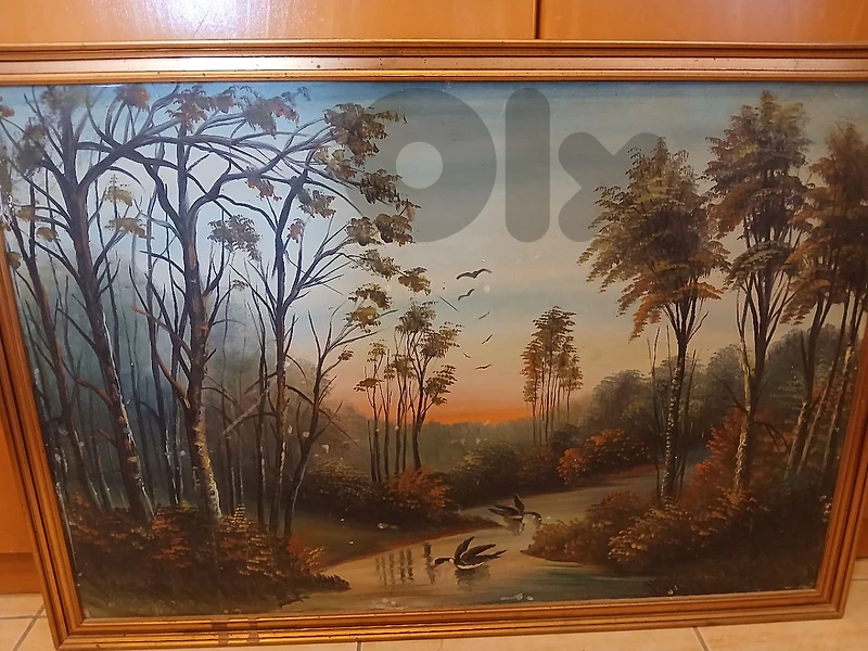 Handpainted Antique Canva
