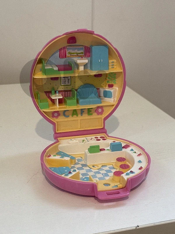 POLLY POCKET VINTAGE BLUEBIRD CAFE CAFFE CAFFE' COFFEE 1989 PP3