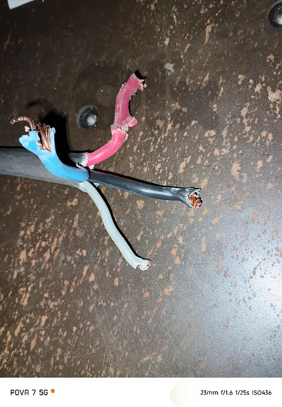 كبل شريط كهرباء نحاس