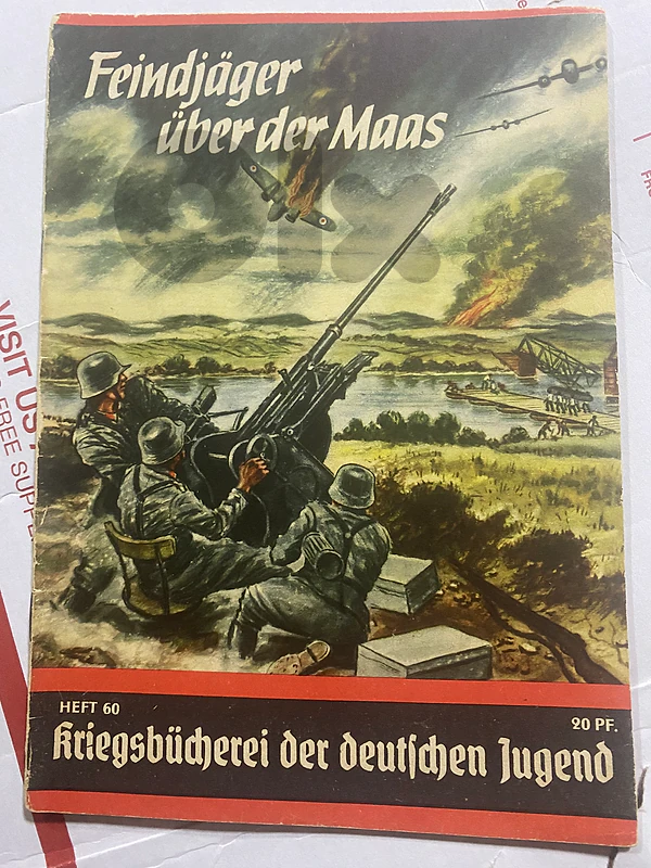 مجلة نازي لمعارك جيش هتلر من مكتبة الحرب للشباب الالماني Nazi magazine