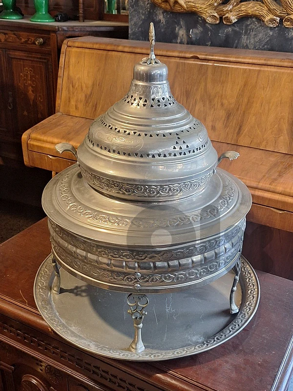 antique eastern brass brazier heater كانون نحاس قديم