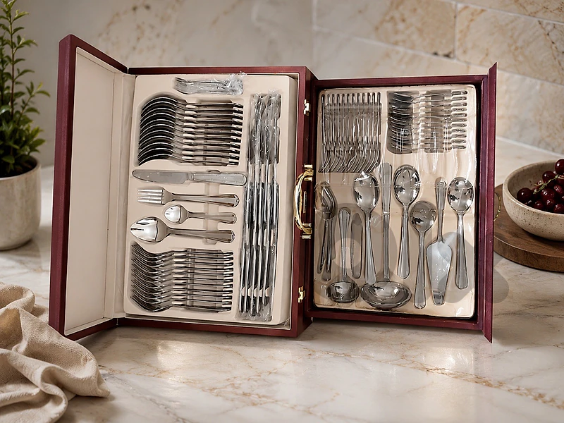 New Stainless Steel Cutlery Set with Luxury case