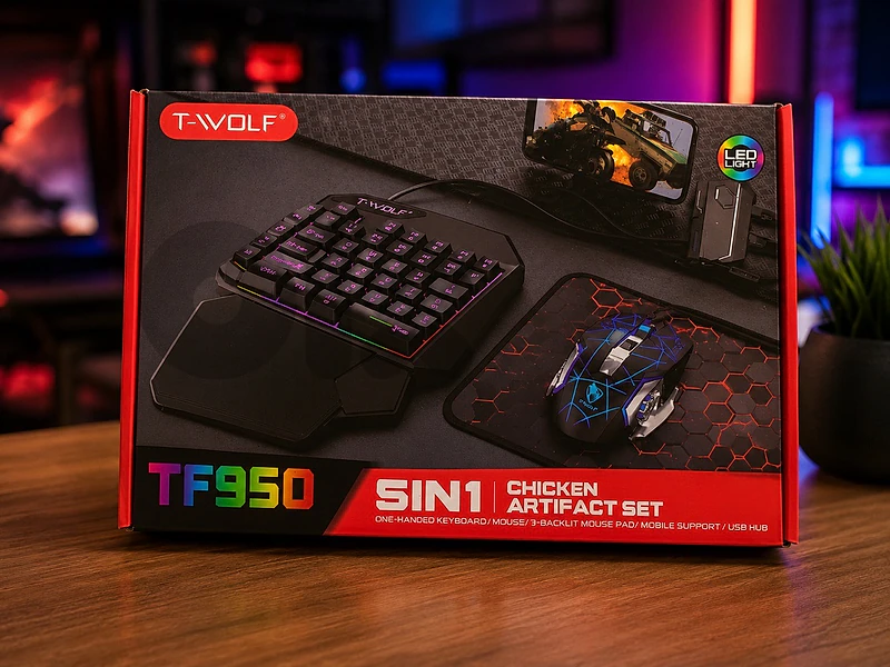 One Handed Gaming Mouse & Keyboard 🔥