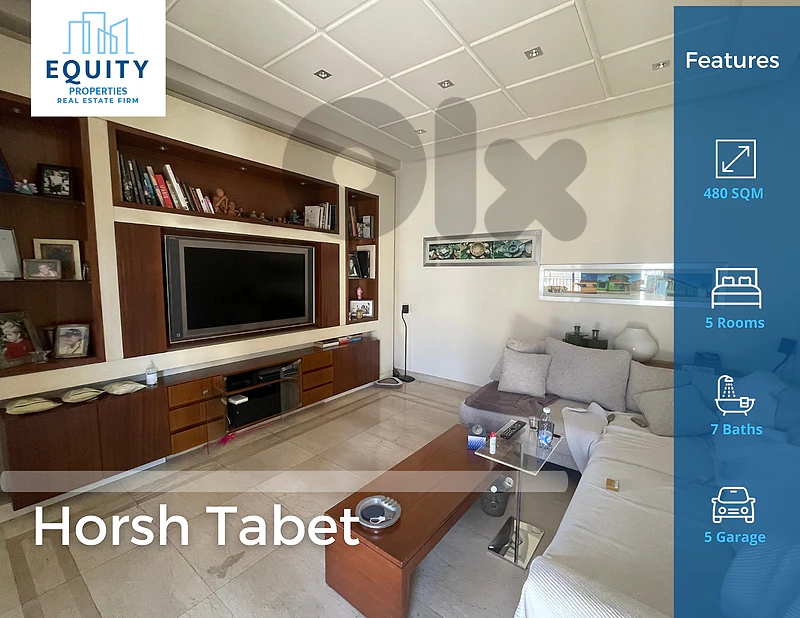 480 SQM Apartment For Sale In Horsh Tabet شقة للبيع #HH550157