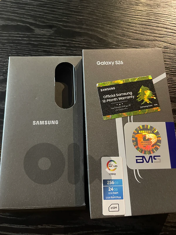 Samsung Galaxy S26 256GB - BMS Official Warrenty