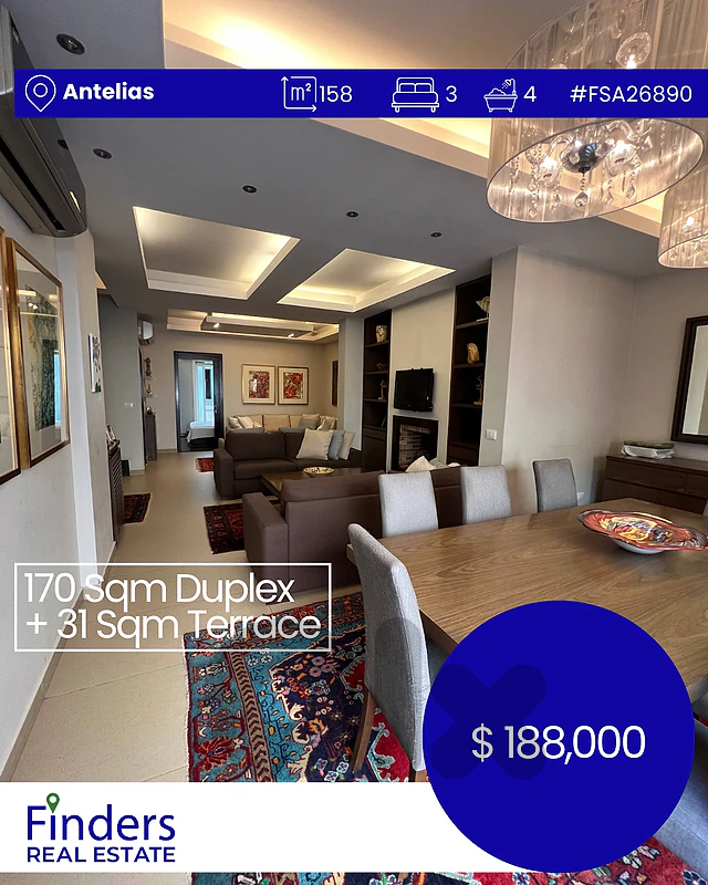 Duplex for sale in Antelias! شقة دوبلكس للبيع في أنطلياس!